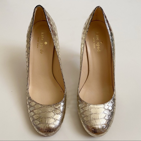 kate spade Shoes - Kate spade Karolina Metallic pumps